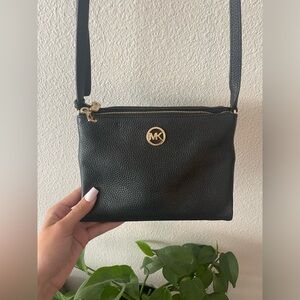 Michael Kors Black Cross-Body Purse